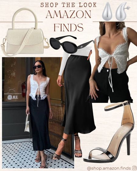 Pinterest Inspired Look!
Silk slip skirt, statement top, and classic accessories all styled from Amazon and perfect for the spring and summer.

#LTKshoecrush #LTKitbag #LTKstyletip