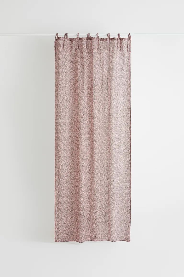 1-pack linen-blend curtain | H&M (UK, MY, IN, SG, PH, TW, HK)