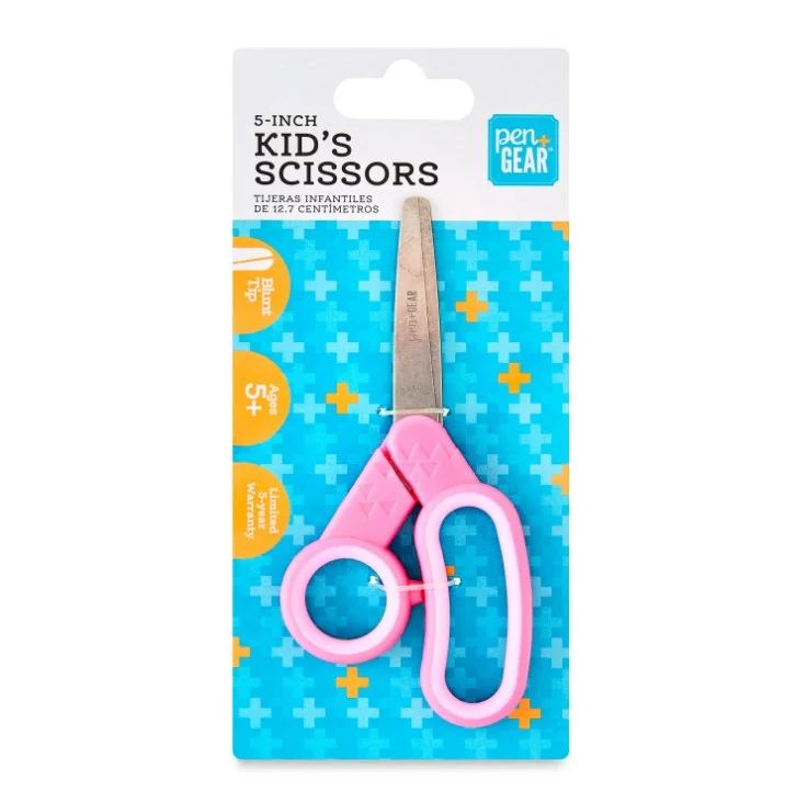 Pen + Gear Kids' Scissors, 5", Pink | Walmart (US)