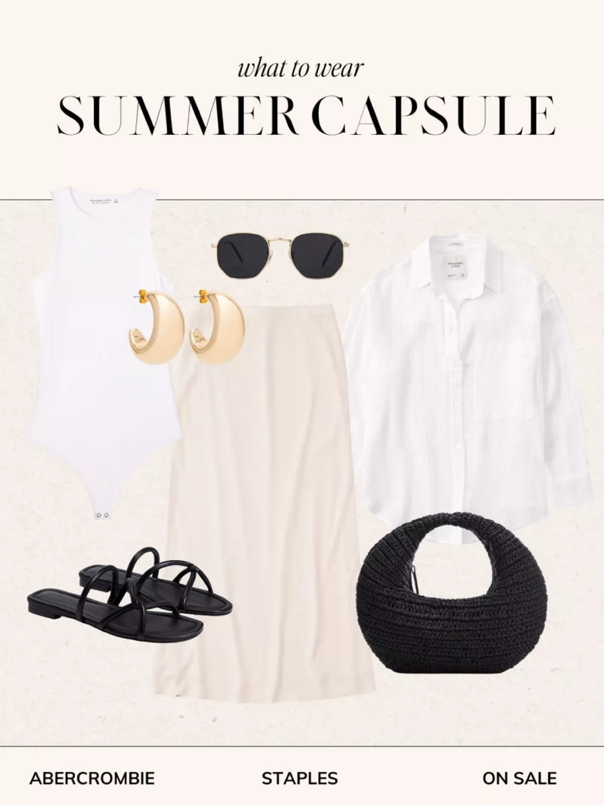 Summer Capsule Wardrobe  Elevated Everyday Outfits & Summer