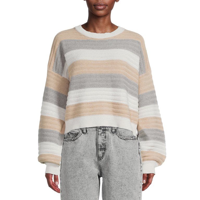 Dreamers by Debut Women's Rainbow Pullover Sweater | Walmart (US)