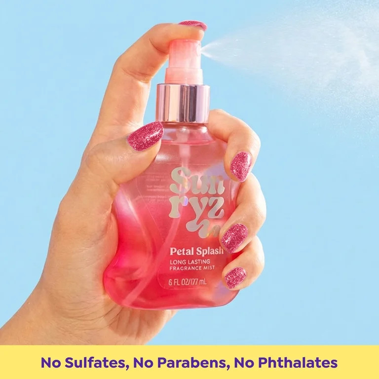 Sunryz Petal Splash Long-Lasting Fragrance Body Mist, 6 fl oz | Walmart (US)
