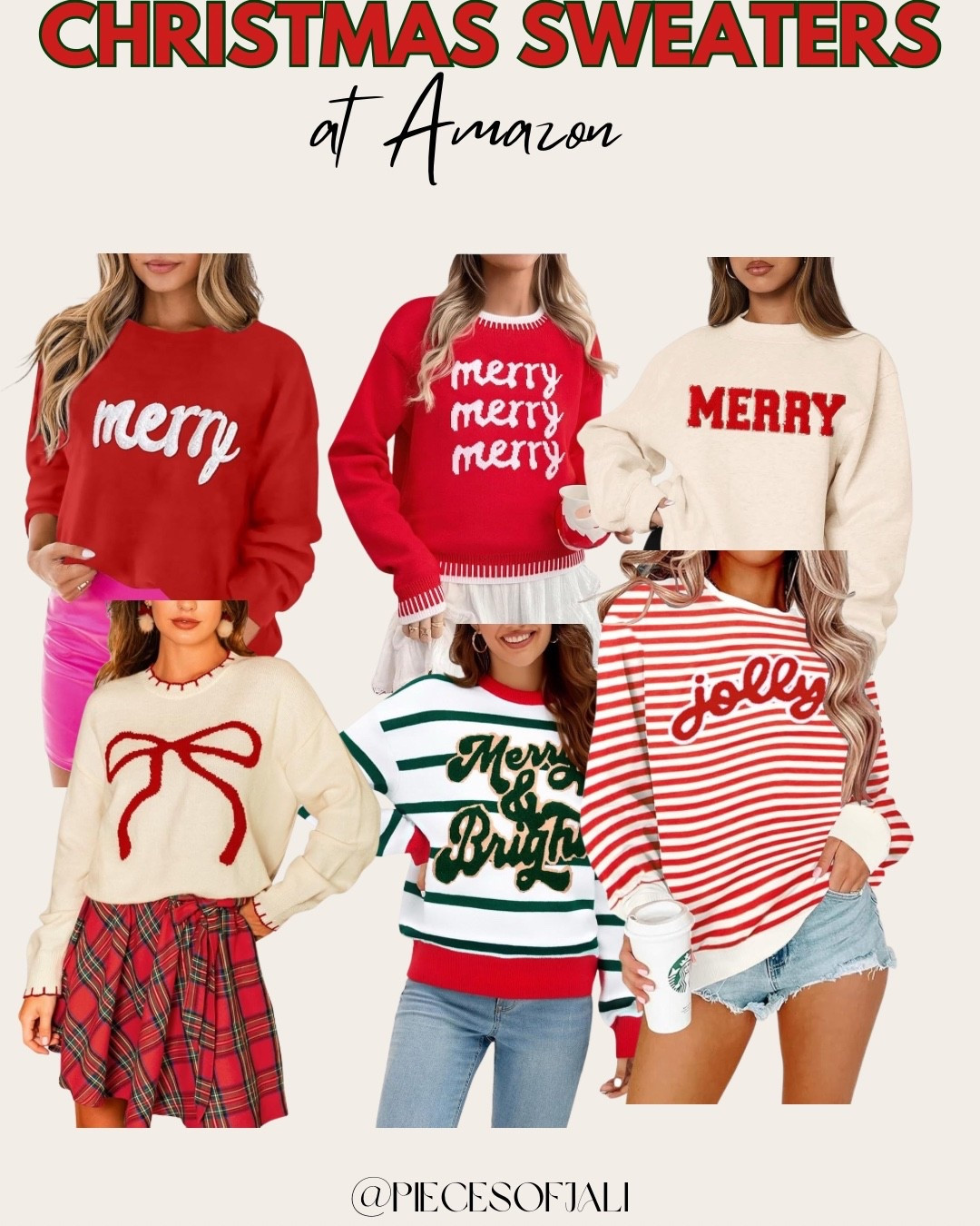 Amazon Christmas Sweaters 

#LTKHoliday #LTKgrwm #LTKGiftGuide