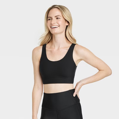 Women's Everyday Soft Medium Support Longline Sports Bra - All In Motion™ | Target