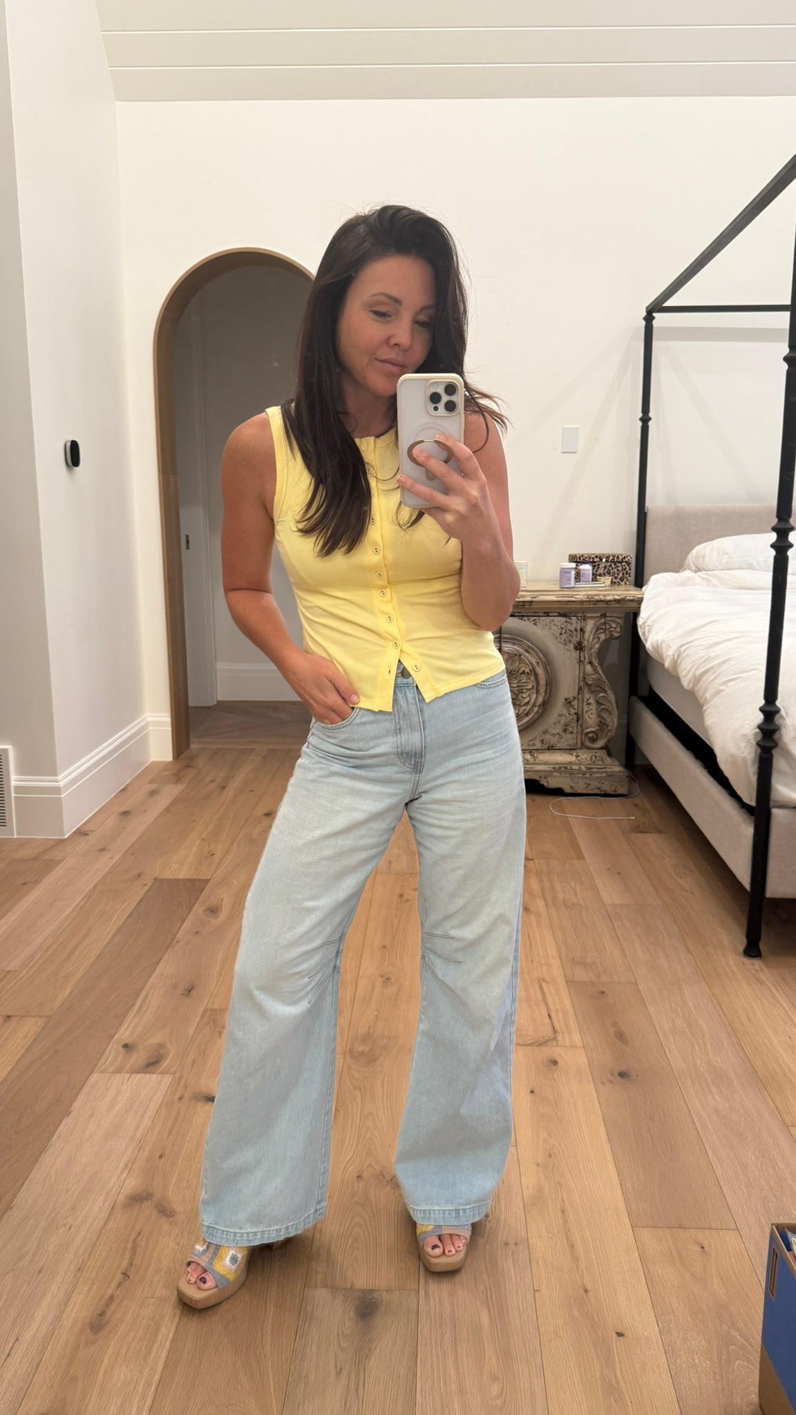 The perfect summer tank. Dress it up or down, stretchy and soft, and comes in so many cute colors. I’m wearing a small.

#LTKSummerEdit