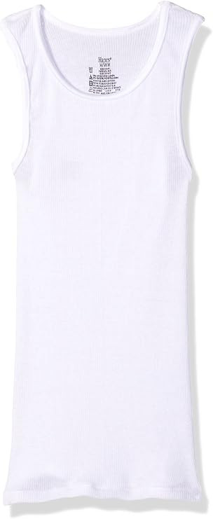 Hanes Boys' Big Ultimate Cool Comfort Tank Undershirt 5-Pack | Amazon (US)
