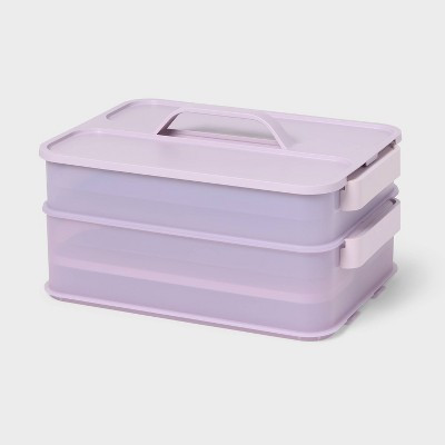 6pc Click in Place Large Toolbox Starter Kit Lavender - Brightroom™ | Target