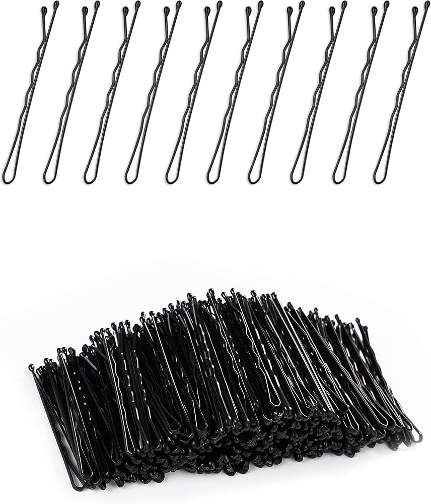 Bobby Pins Black, 360 Pcs Black Bobby Pins, 2 Inch Premium Bobby Pin, Secure Hold Bobby Pins with... | Amazon (US)
