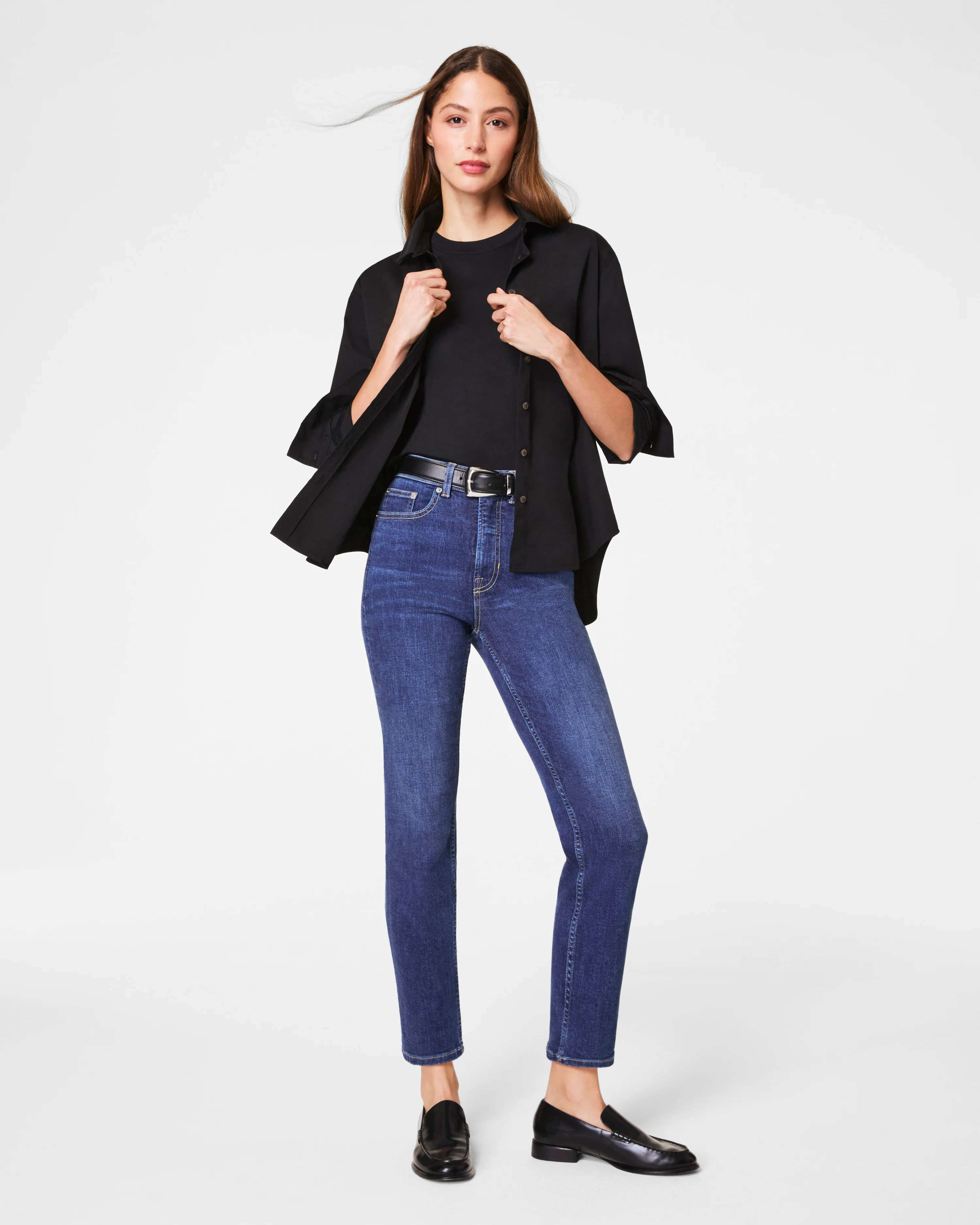 Slim Straight Sculpting Jeans with Tummy Control | SPANX | Spanx