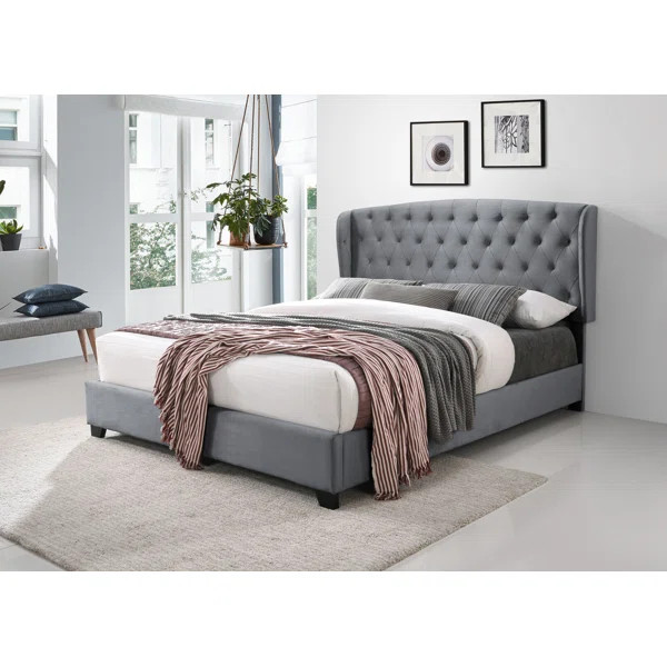 Cottman Upholstered Standard Tufted Bed | Wayfair North America