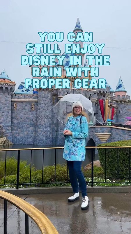 Disney in the rain | rain gear for women | stroller cover and umbrella attachment | long rain coats | rain shoe covers | faux leather and plastic backpacks for rainy days

#LTKSeasonal #LTKVideo #LTKstyletip