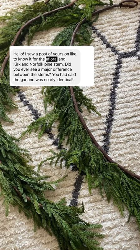 Get this popular garland at a steal! Real touch pine garland, realistic pine garland, afloral garland, Kirkland’s Christmas decor 

#LTKSeasonal #LTKHoliday #LTKhome