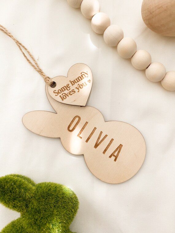 Personalized Easter Tag  Easter Basket Tag  Custom Easter | Etsy | Etsy (US)