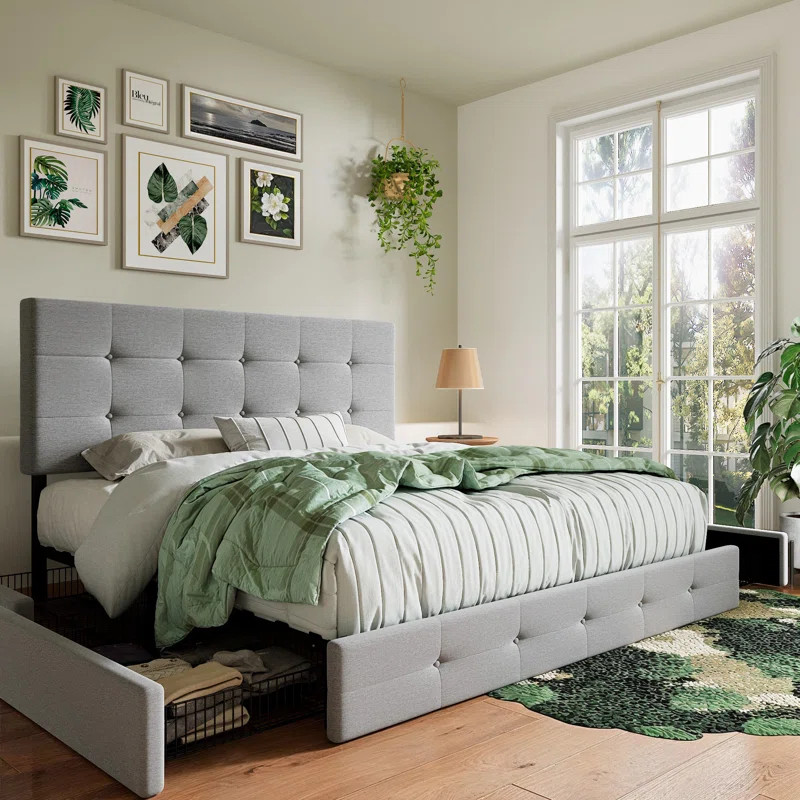 Deyani Upholstered Platform Storage Bed | Wayfair North America