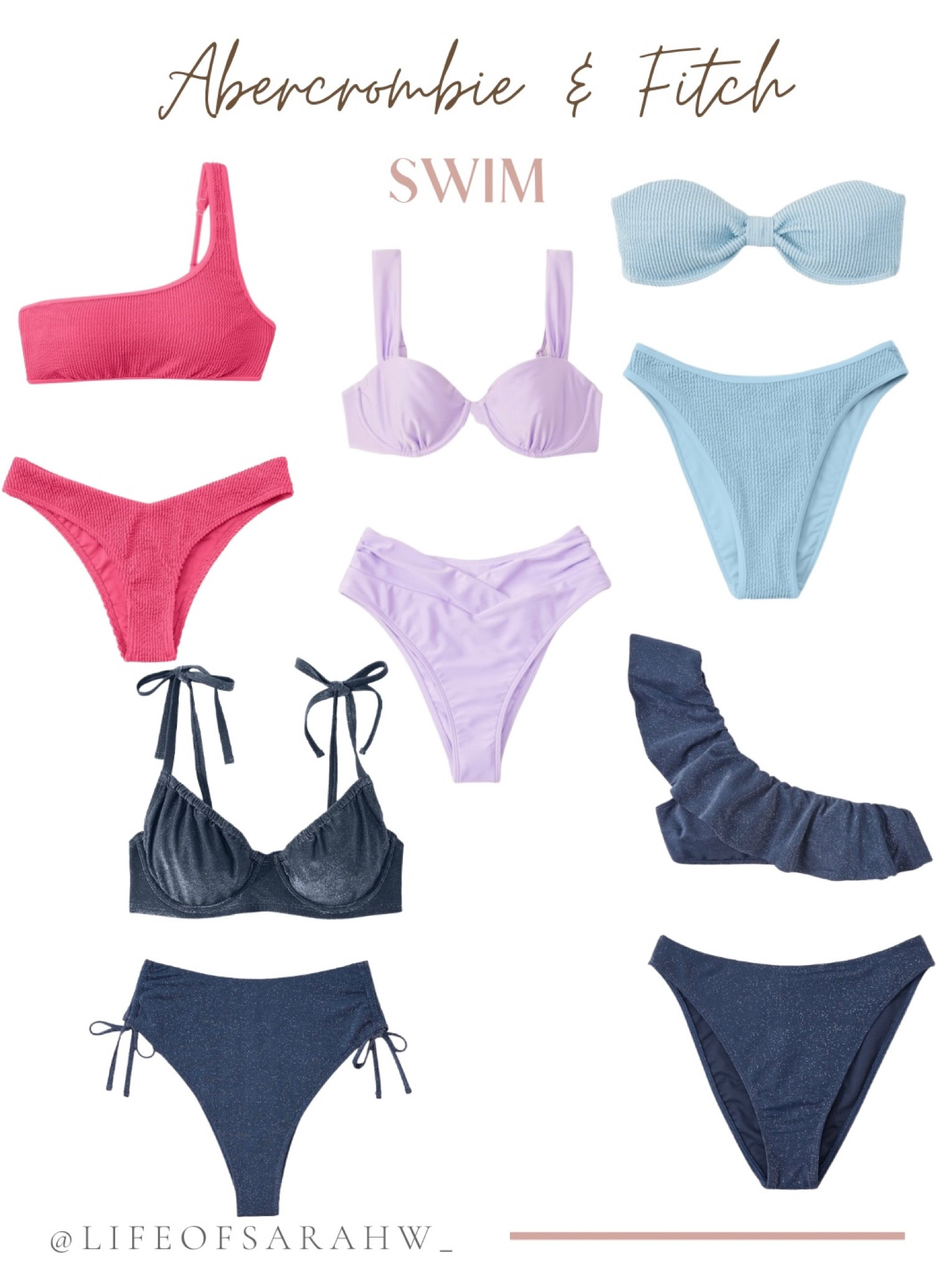 Abercrombie and Fitch swimsuits! 

Swimsuits swim Abercrombie and Fitch bikinis vacation Hawaii blue swimsuits navy swimsuits Barbie 

#LTKSeasonal #LTKunder50 #LTKswim