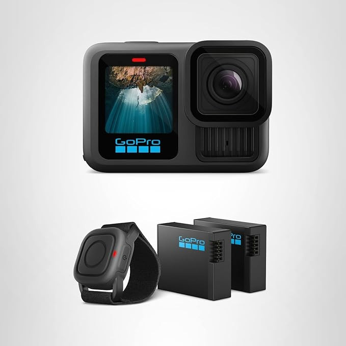 GoPro HERO13 Black Action Bundle - Includes 2 Enduro Batteries and Waterproof Shutter Remote | Amazon (US)