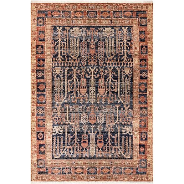 nuLOOM Belen Arboreal Landscape Fringe Area Rug | Target