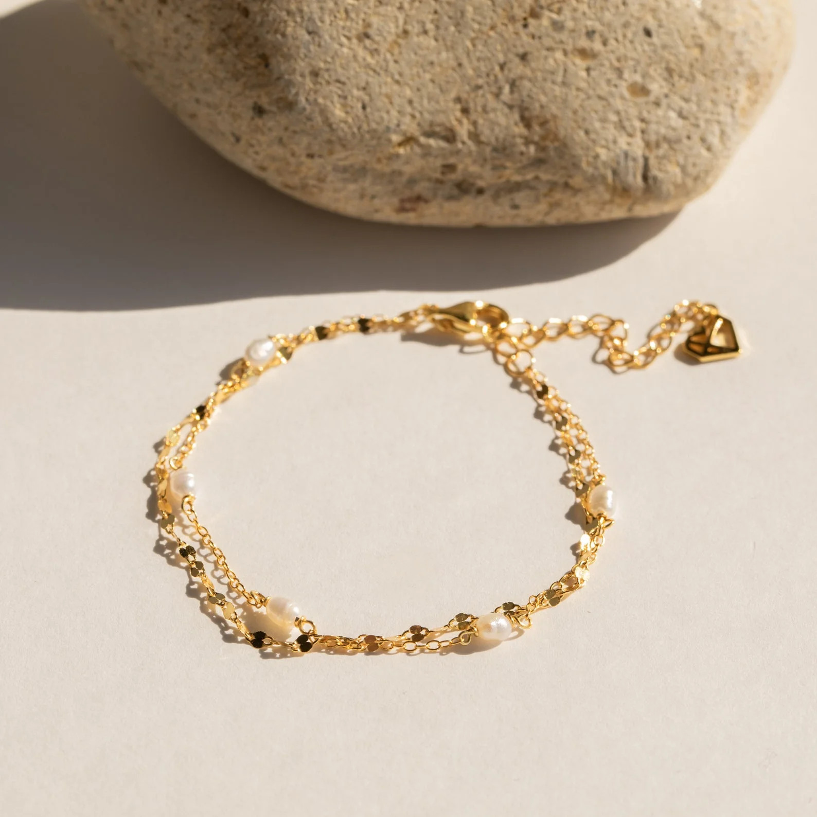 Magnolia Pearl Wrap Bracelet | Caitlyn Minimalist