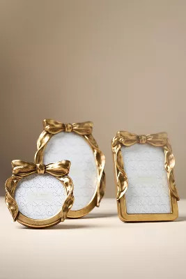 Beau Bow Gold Picture Frame | Anthropologie (US)