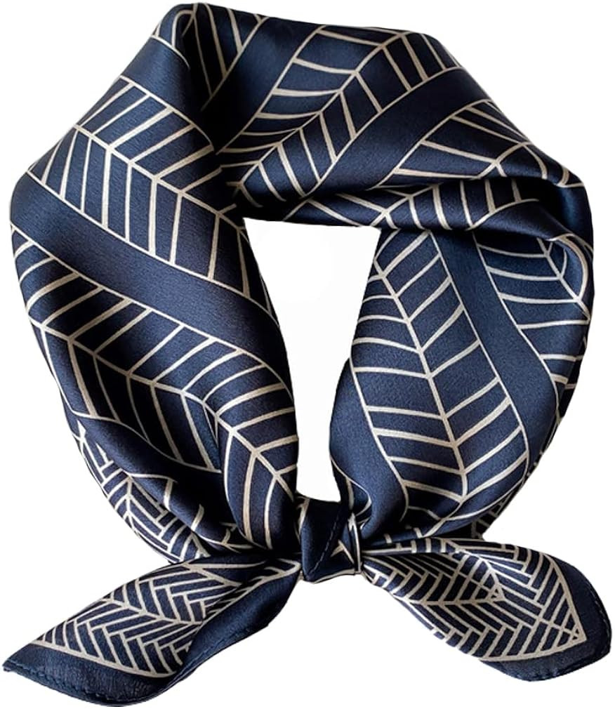 Women's 100% Pure Mulberry Silk Small Square Scarf - Neckerchief Women - Silk Headscarf - 21" x 2... | Amazon (US)