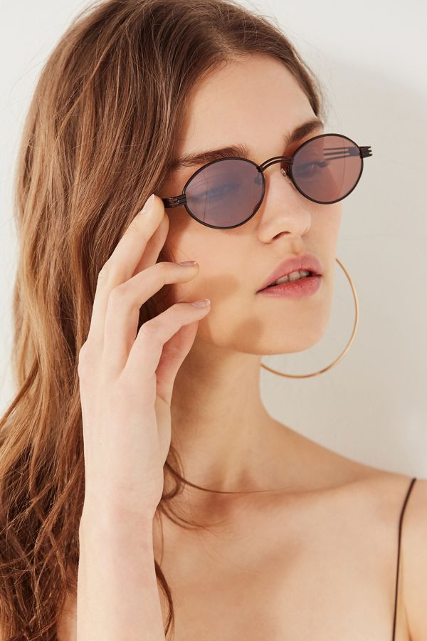 Vintage Detroit Oval Metal Sunglasses | Urban Outfitters (US and RoW)