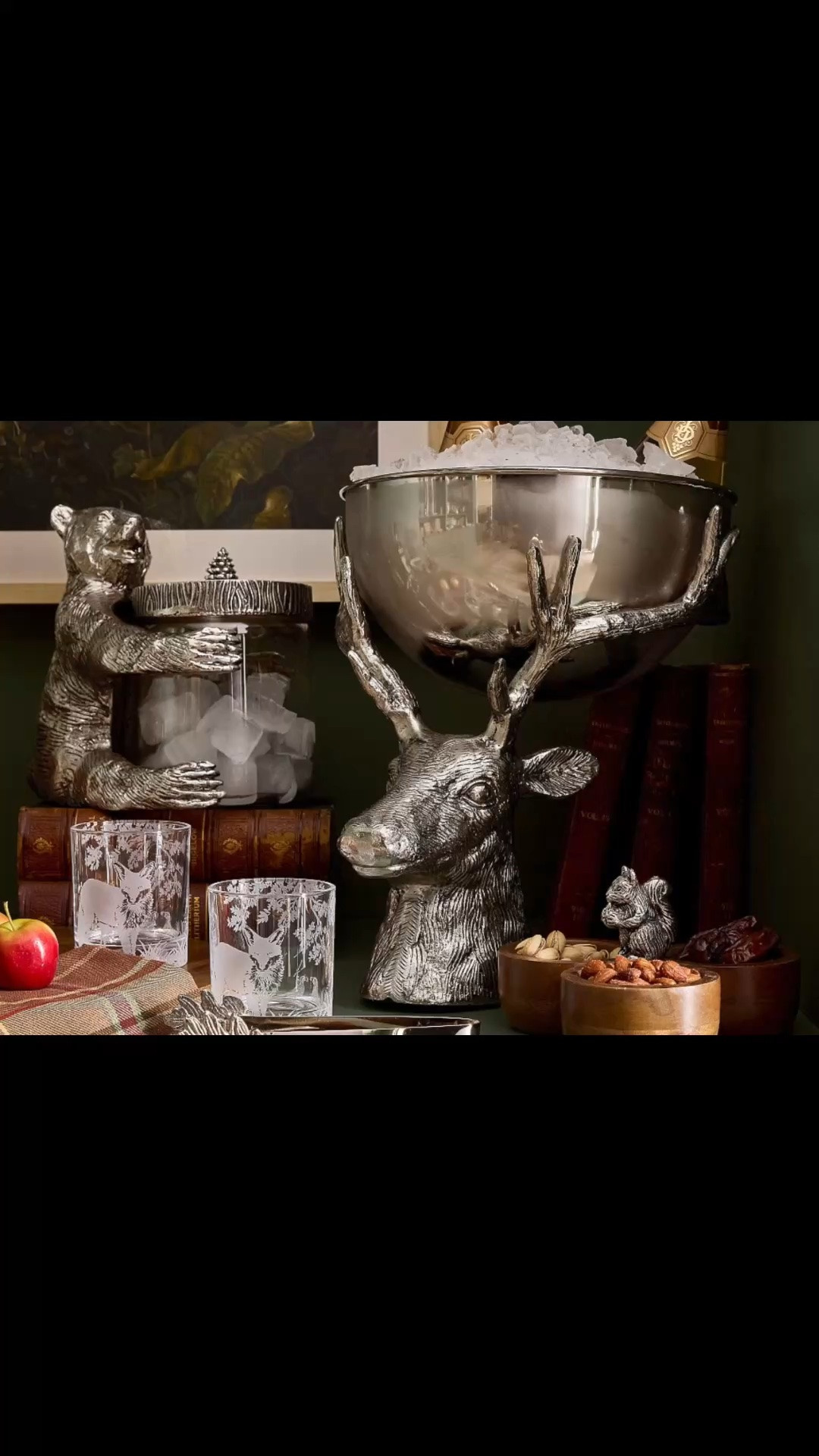 Bring a little woodland magic to your fall entertaining with the Fantastical Forest Collection! 🍂🦌 From the beautifully detailed deer and squirrel accents to the etched forest glassware, every piece feels wonderfully whimsical yet elegant. Perfect for adding a collected, storybook touch to a fall table, bar, or sideboard. Shop the collection through the link! 🤎

#LTKHome #LTKSeasonal