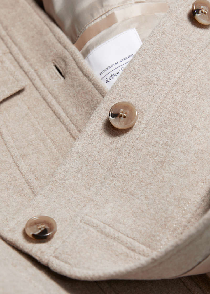 Collared Wool-Blend Jacket | & Other Stories (EU + UK)