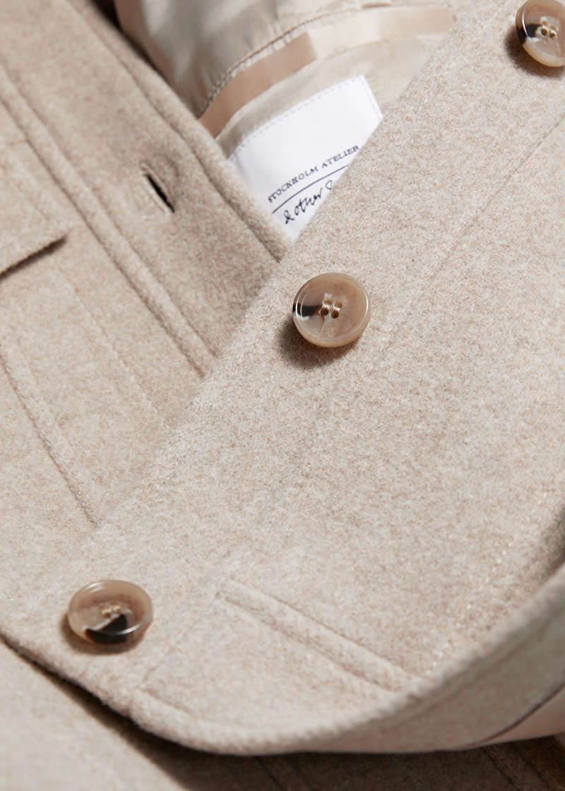 Collared Wool-Blend Jacket | & Other Stories US
