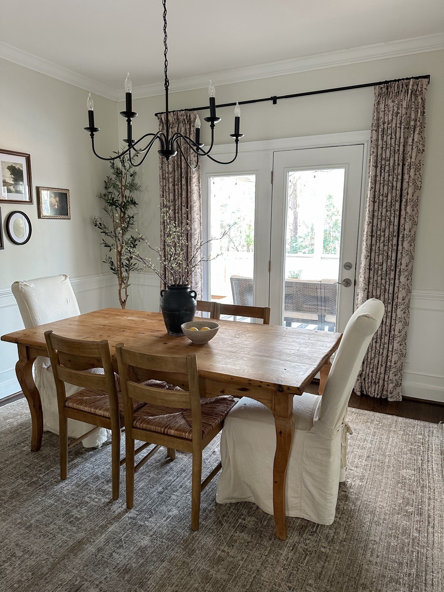 The coziest vintage-inspired floral curtains that completely transformed this room! 

#LTKSeasonal #LTKHome