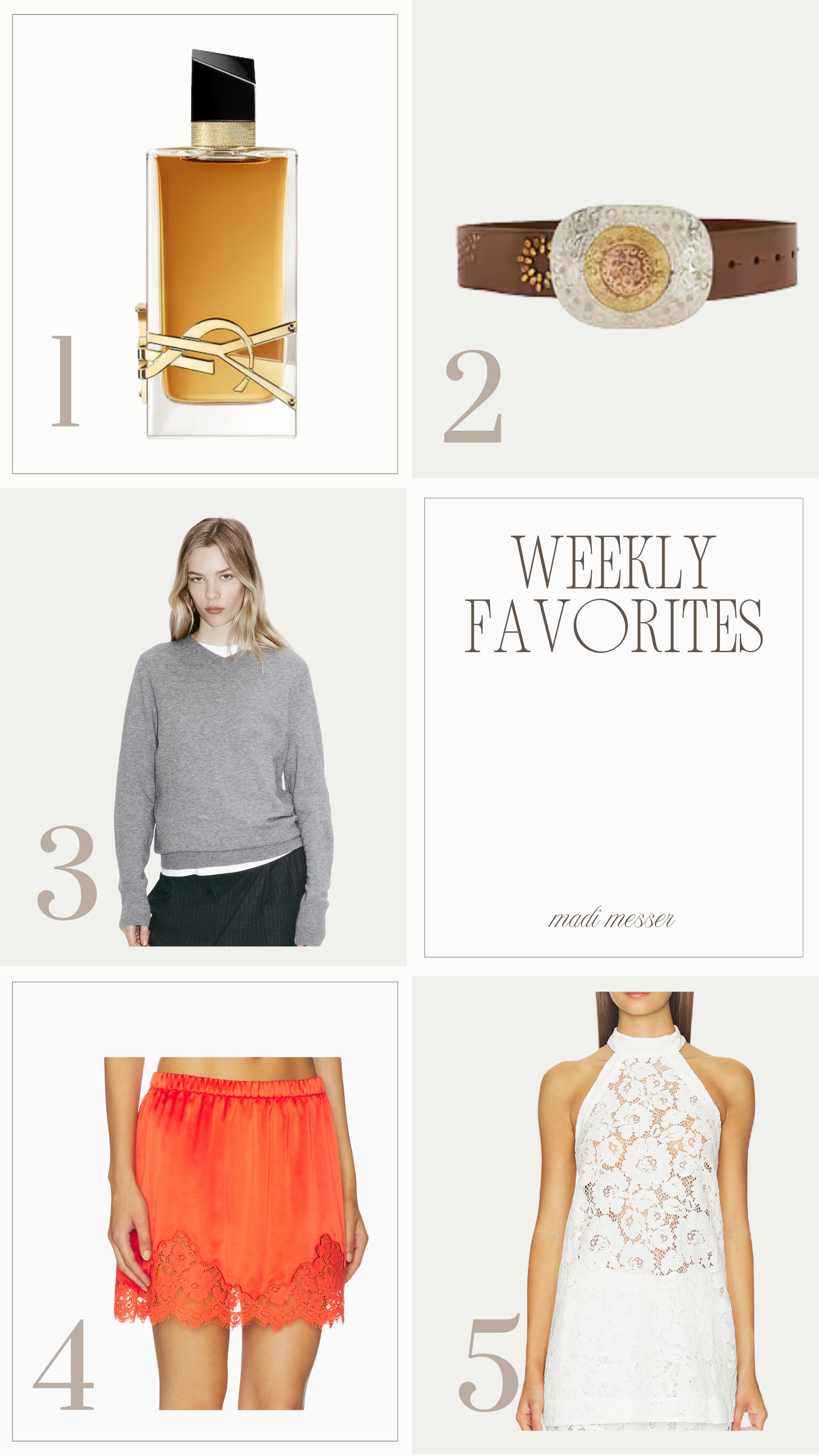 my favorites this week! YSL Libre is my favorite perfume ever!! 

fall pieces, sweaters, chunky belts 

 #LTKgrwm #LTKootd #LTKSeasonal
