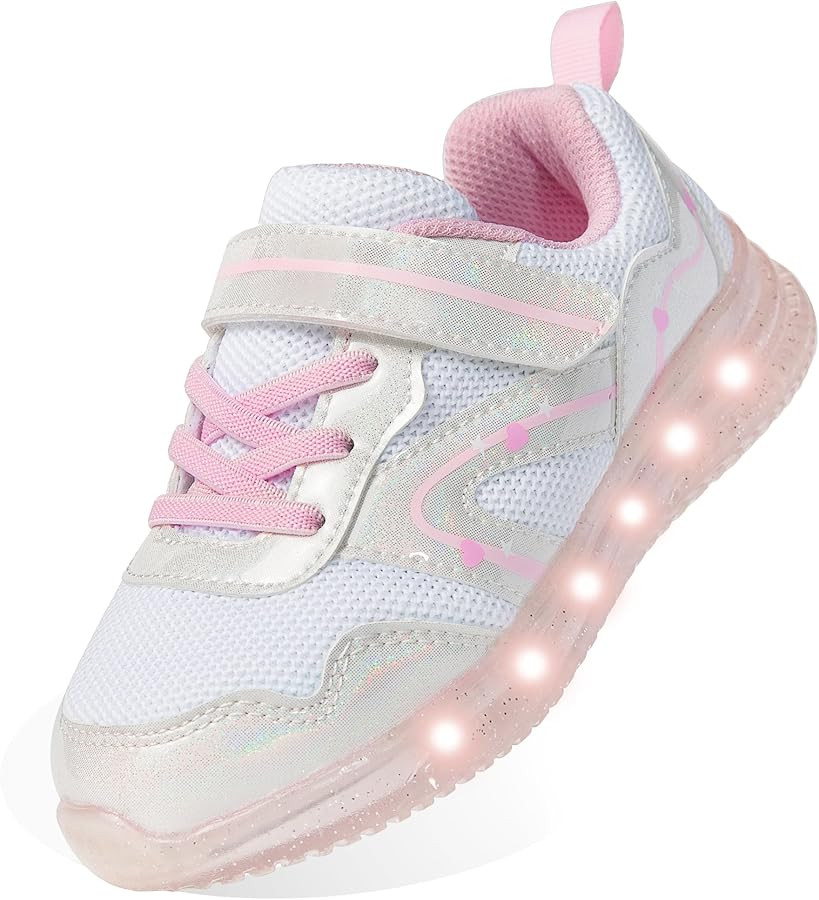 Floranate Flora LU1 Light Up Shoes Toddler Size 5 to Little Kid Size 12 for Boys and Girls | Amazon (US)