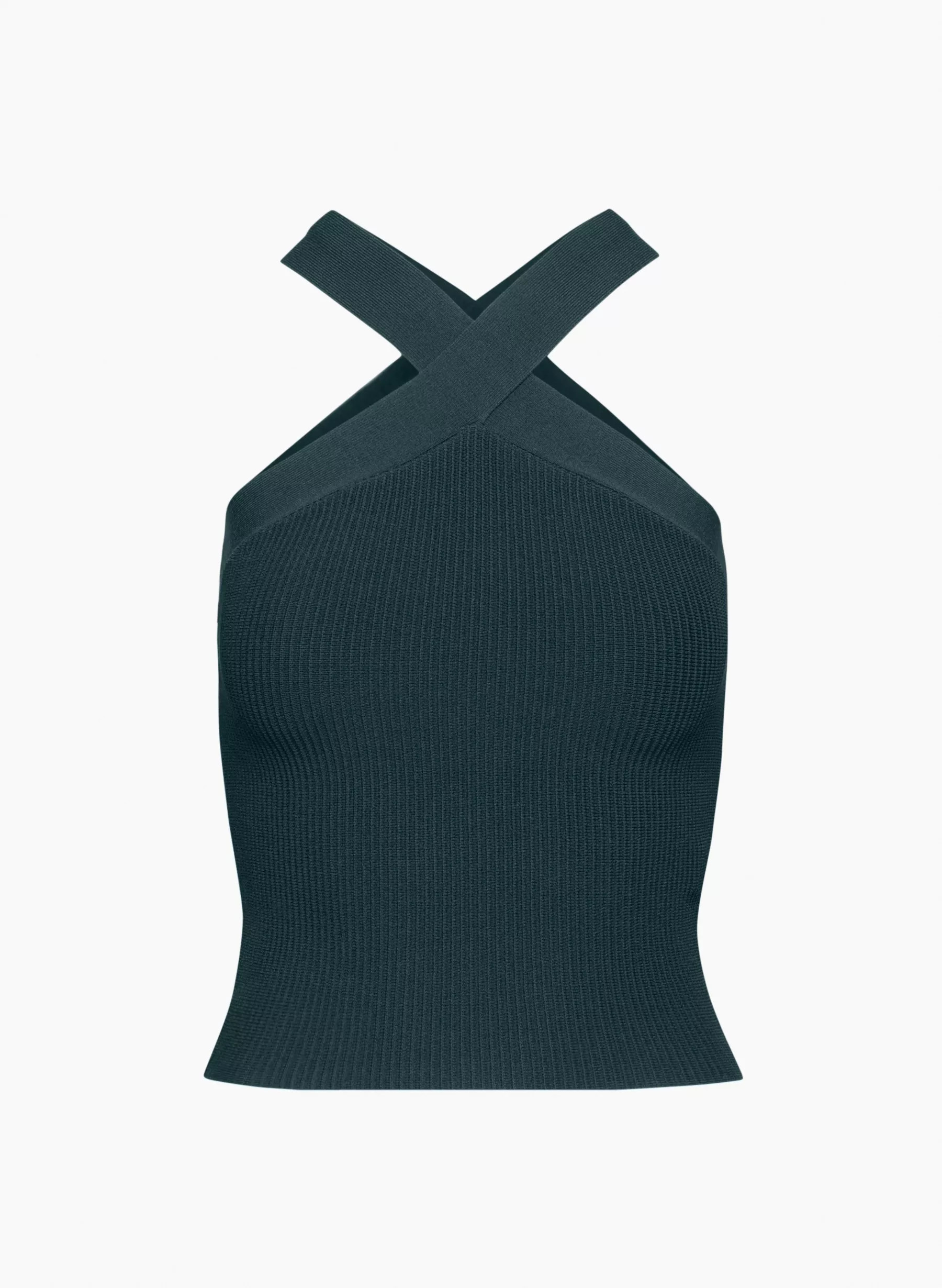 SCULPT KNIT CRISS CROSS TANK | Aritzia