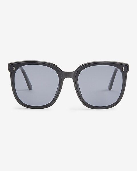Black Square Frame Sunglasses | Express