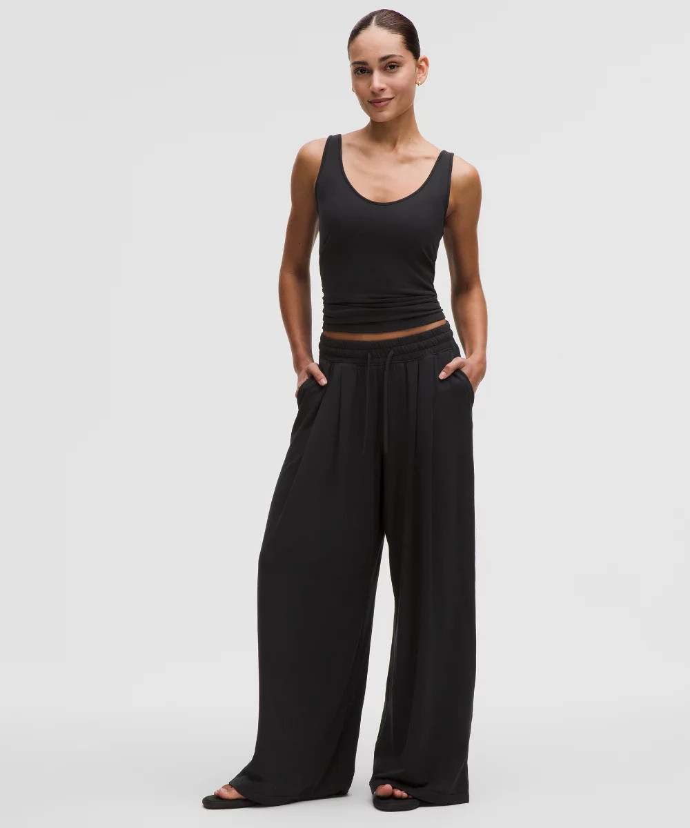 BeCalm High-Rise Pleated Extra-Wide Leg Pant   Updated Fabric | lululemon (AU)