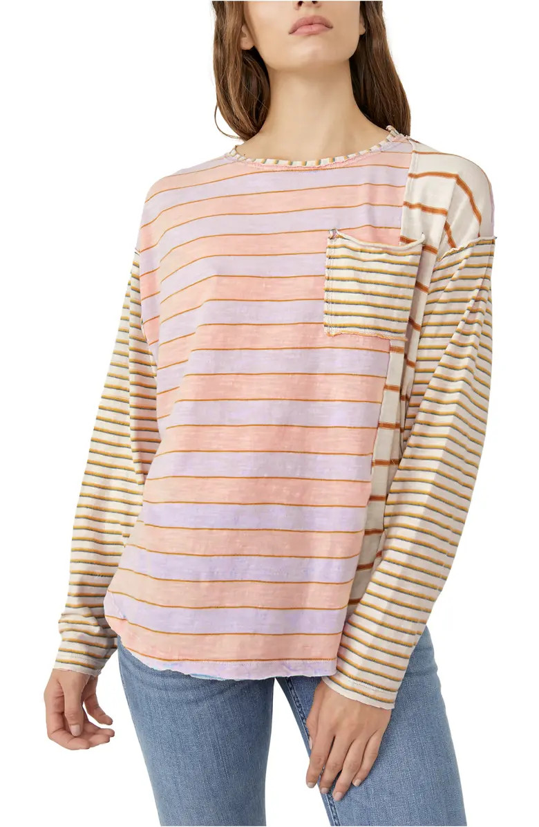 Free People Stripey Prep T-Shirt | Nordstromrack | Nordstrom Rack