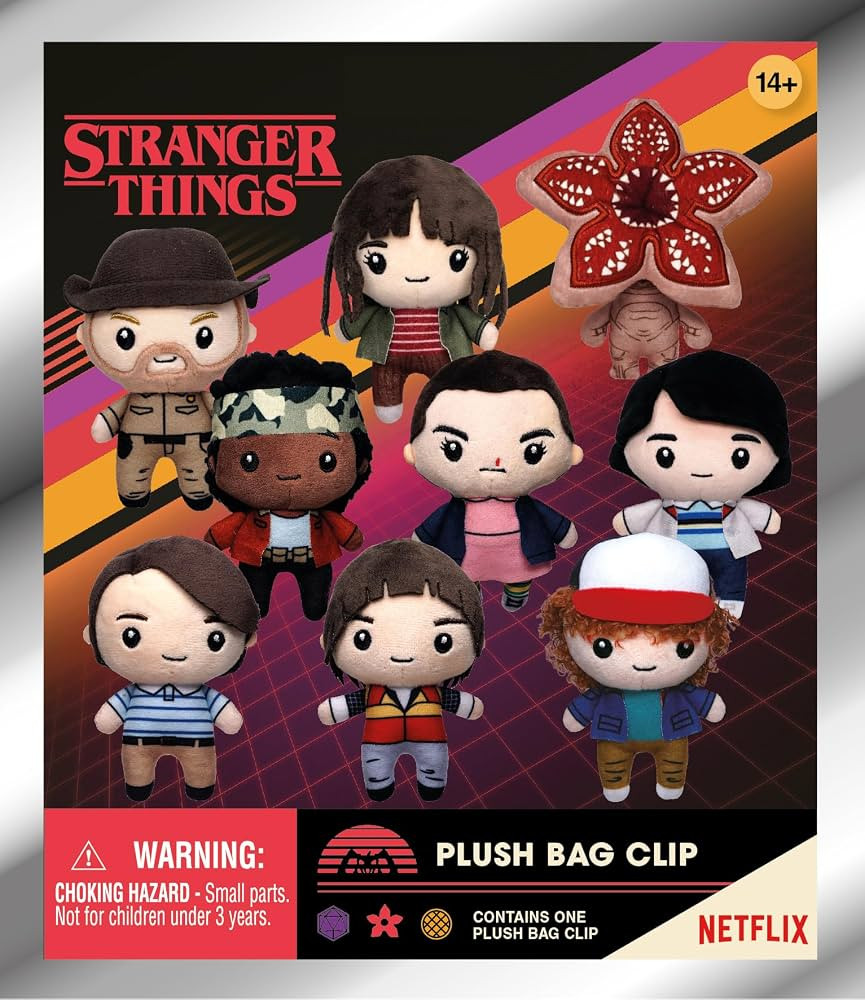 Stranger Things Plush Bag Clip Series 1 \u2013 Plush Blind Bag (ONE Random Character) \u2013 5" C... | Amazon (US)