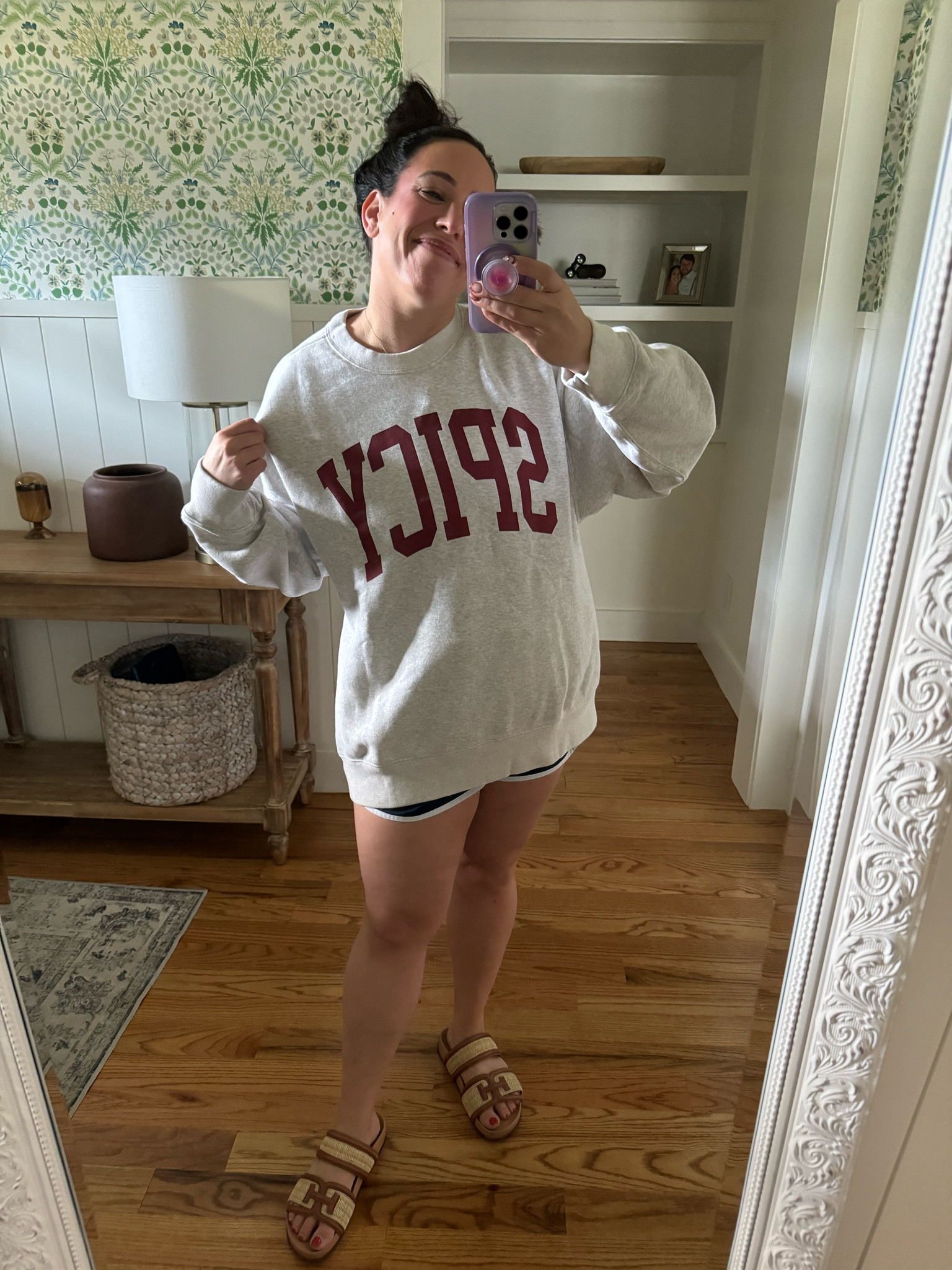 The best sweatshirt you’ll ever own HEHE! Wearing size XL very oversized and rooooomy! 

#LTKMidsize #LTKFallSale #LTKStyleTip