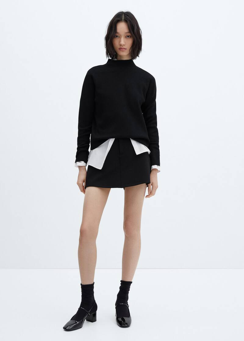 High collar sweater -  Women | Mango USA | MANGO (US)