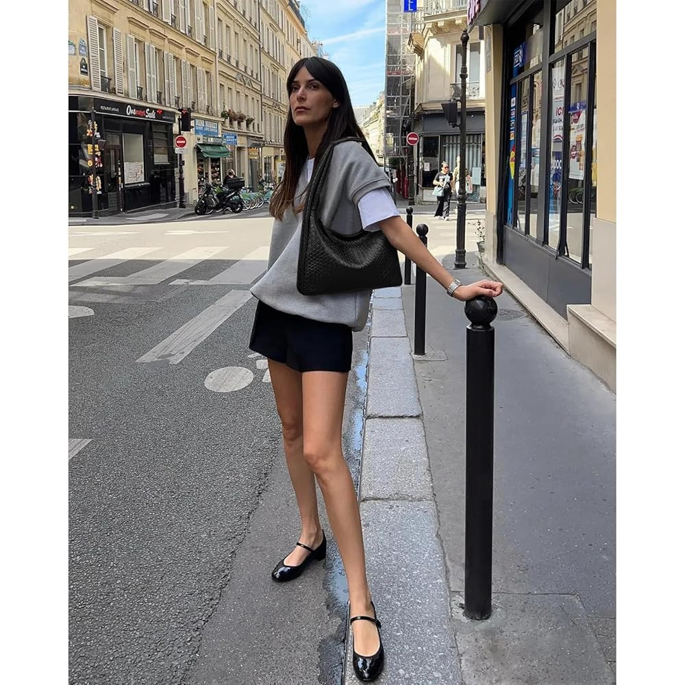 BOSTANTEN Shoulder Bag for Women Trendy Summer Hobo Handbag Purse Top-handlde Tote Bag | Amazon (US)