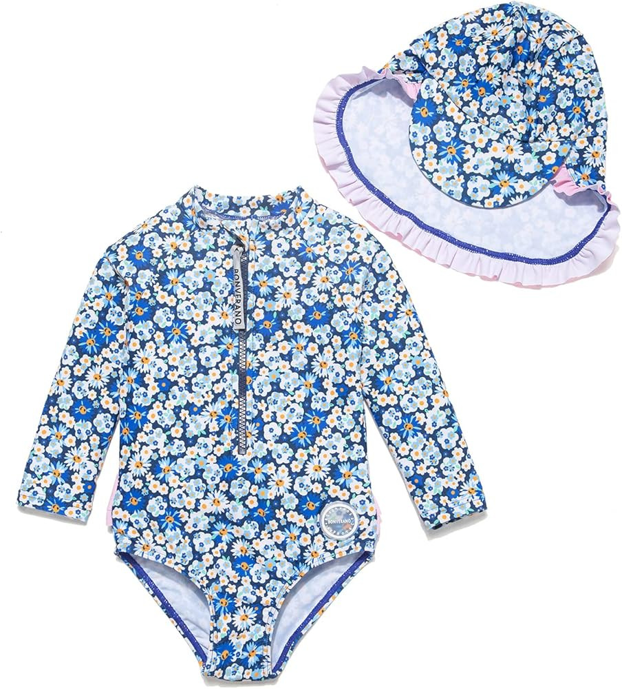 Agreeone Baby Girls Sunsuit UPF 50+ UV Rash Guard One Piece Swimwear with Zipper | Amazon (CA)