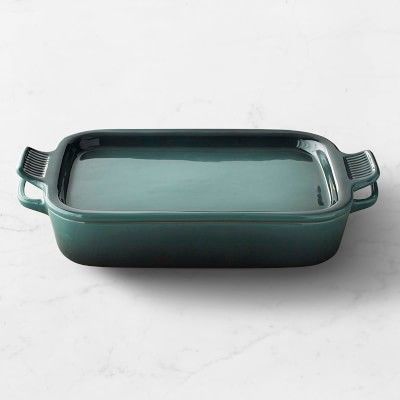 Le Creuset Stoneware Rectangular Baker with Platter Lid | Williams-Sonoma
