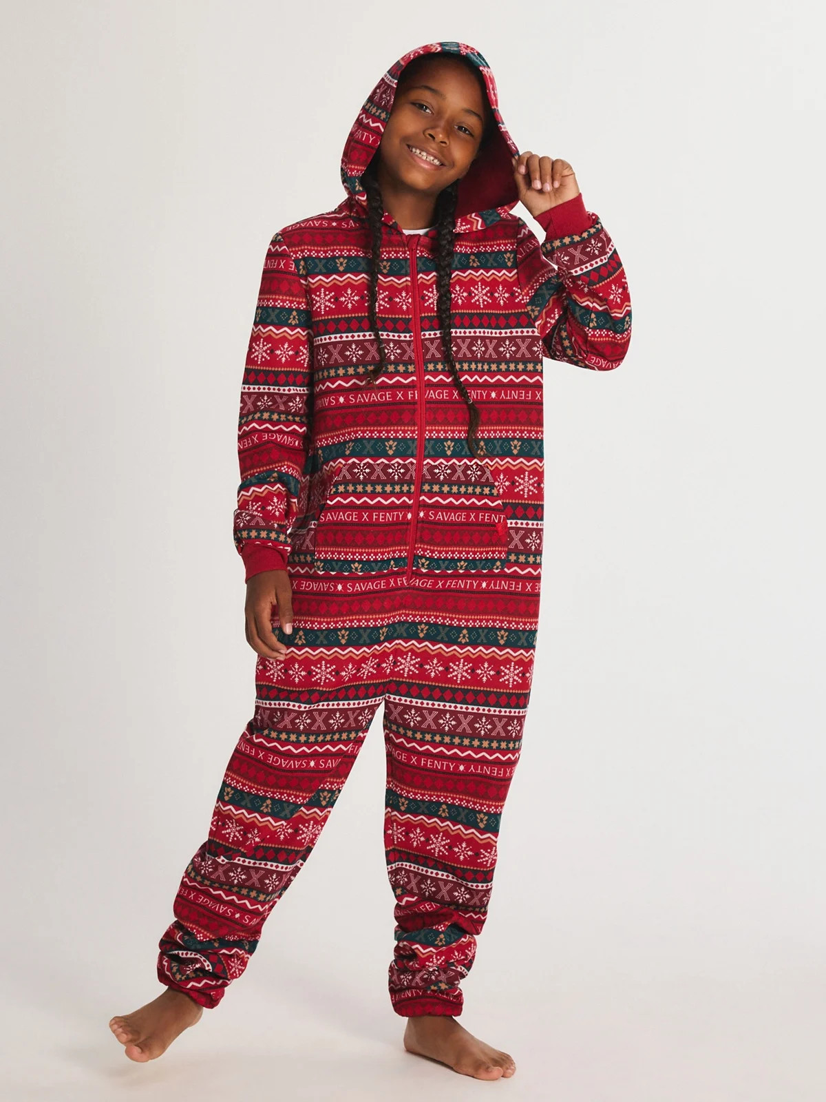 Forever Savage Hooded Kids Onesie | Savage x Fenty - North America