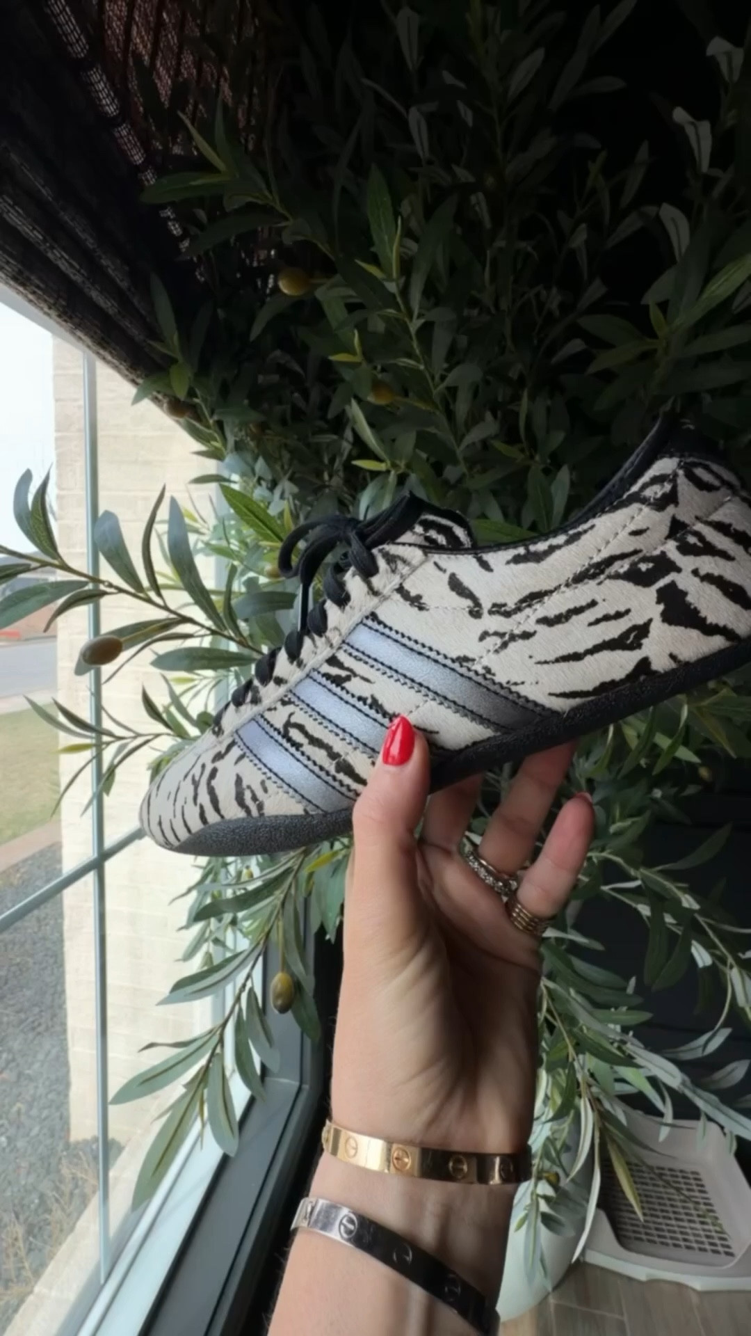 In love with these sneakers!!! right at $100 and the pony hair material is so cool 

women’s sneakers, spring shoe, adidas sneakers