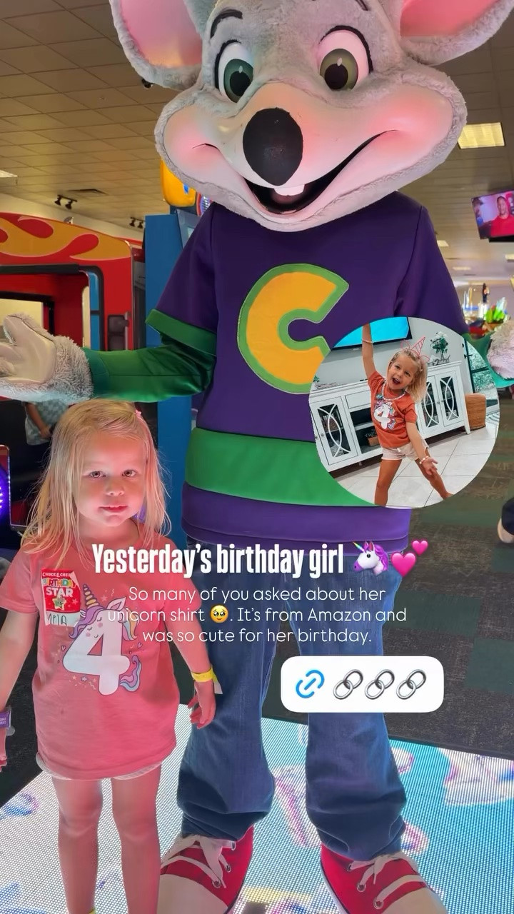 So many of you asked about her unicorn shirt 🥹. It’s from Amazon and was so cute for her birthday.

#LTKSaleAlert #LTKSeasonal #LTKKids