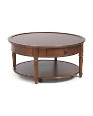 39.5x18 Valenta Traditional Coffee Table | TJ Maxx