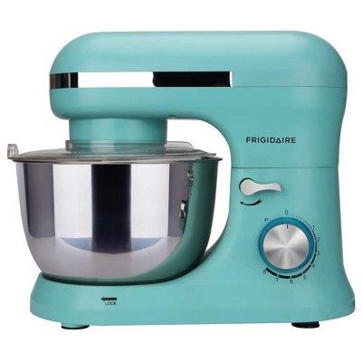 Frigidaire ESTM020-BLUE 4.5 Liter 8 Speed Electric Countertop Standalone Food Mixer with Bowl, Ho... | Target