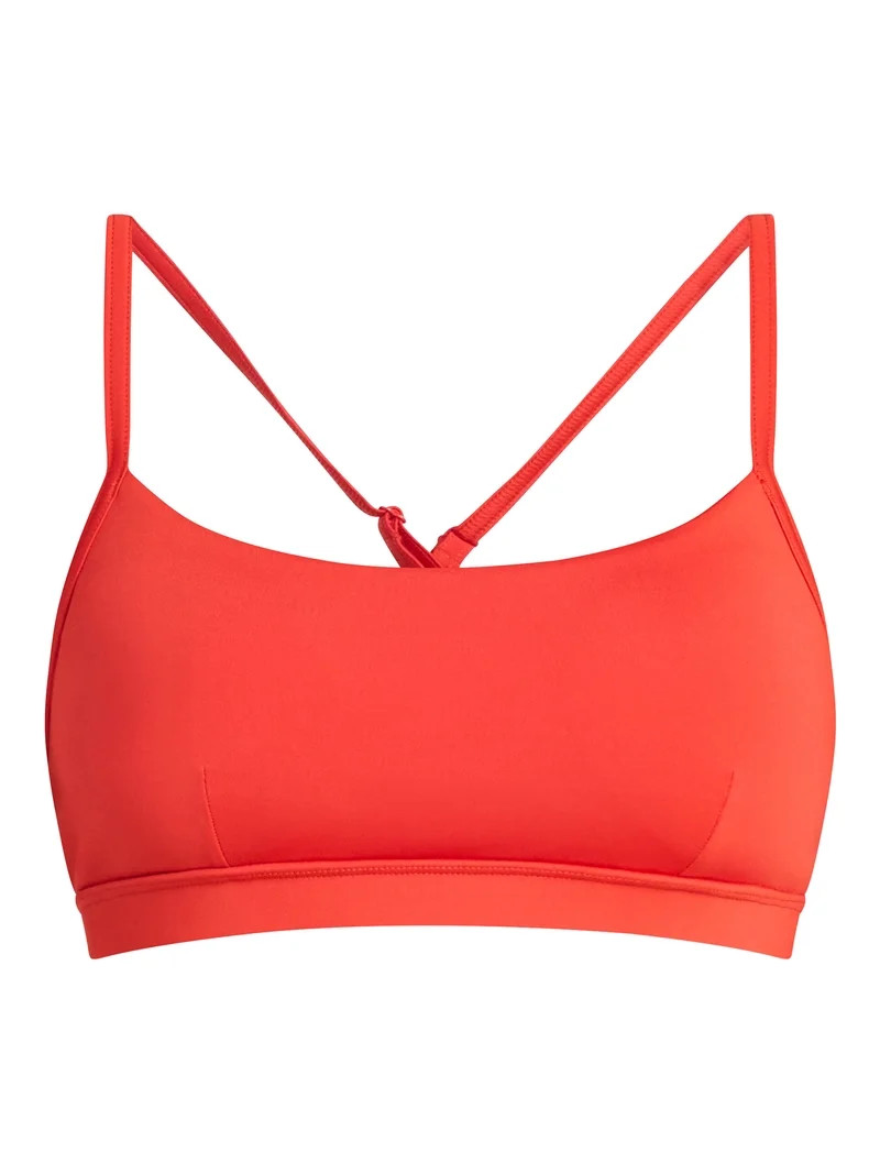 Avia Women's Strappy Scoop Sports Bra, Sizes XS-XXXL | Walmart (US)