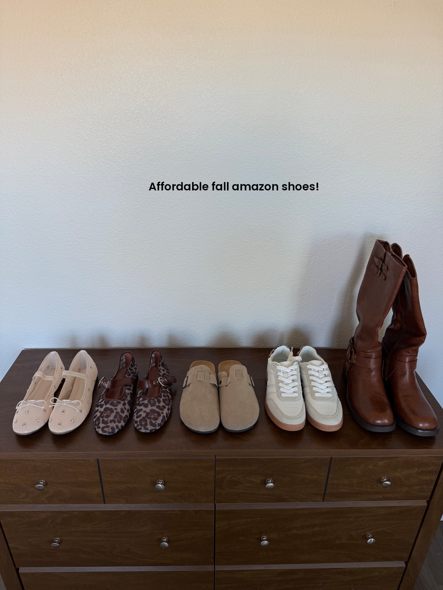 My fall shoe lineup 💃🏼 everything is true to size! 