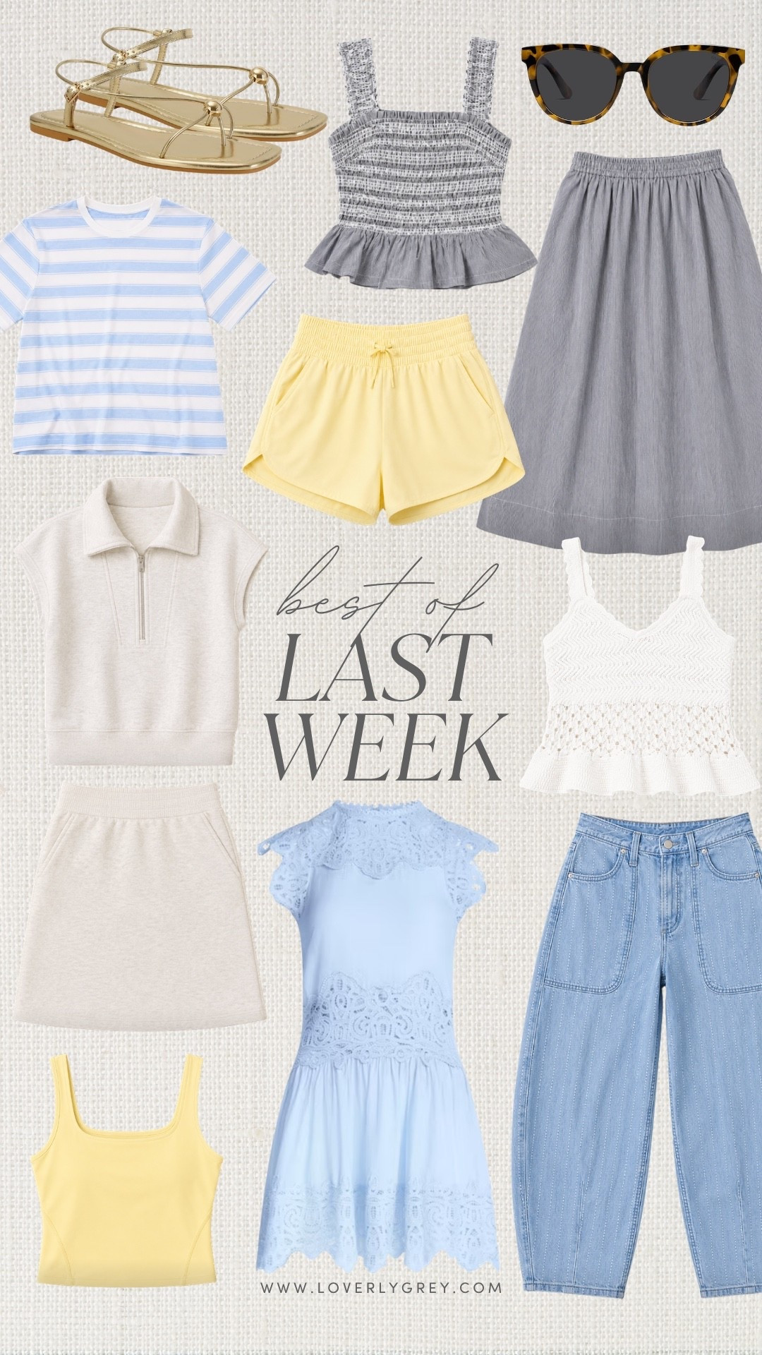 Here are the top sellers from last week 👏🏼 so many great finds!

Loverly Grey, best of last week, best sellers, follower favorites