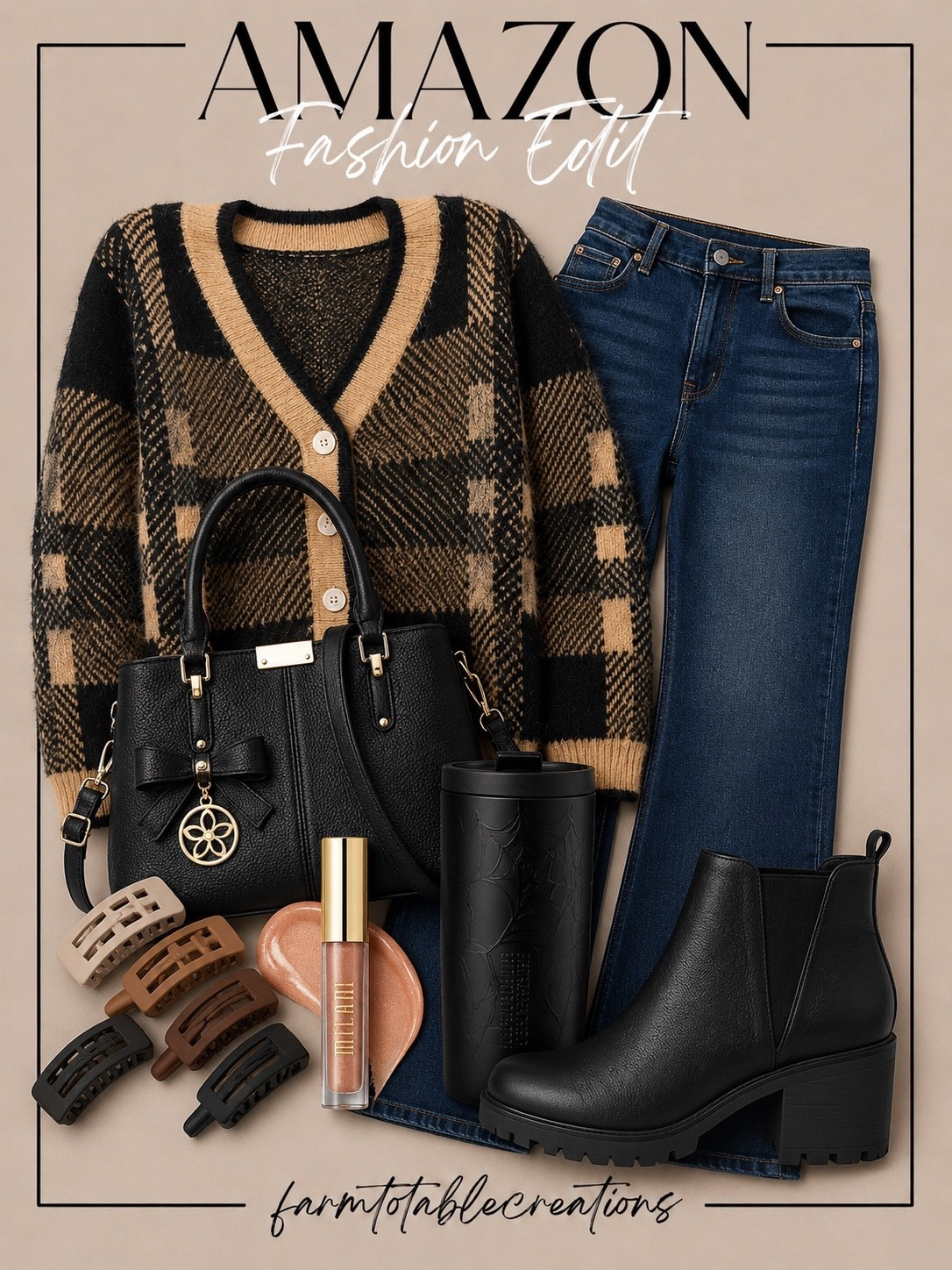 Amazon Fall Fashion Edit 🖤🍂

This effortless fall outfit combines timeless plaid, classic dark denim, and versatile black accessories for a look you’ll reach for all season long. Finish it off with chunky Chelsea boots, everyday hair clips, and the perfect neutral lip for an outfit that’s equal parts cozy, polished, and practical.

Follow @farmtotablecreations on Instagram for more affordable fashion finds, cozy fall outfit inspiration, and the best Amazon styles you’ll love all season long.

#LTKFashion #LTKFinds #AmazonFashion #AmazonStyle #FallFashion #FallStyle #CozyStyle #EverydayFashion #CapsuleWardrobe #AmazonFinds #NeutralStyle #AffordableFashion #OOTD #FallWardrobe #FarmToTableCreations

#LTKSeasonal #LTKOver40 #LTKSaleAlert